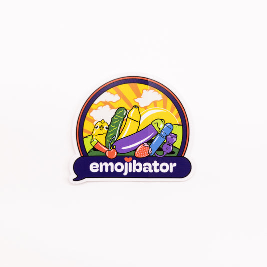 Emojibator Sunset Vibes Sticker