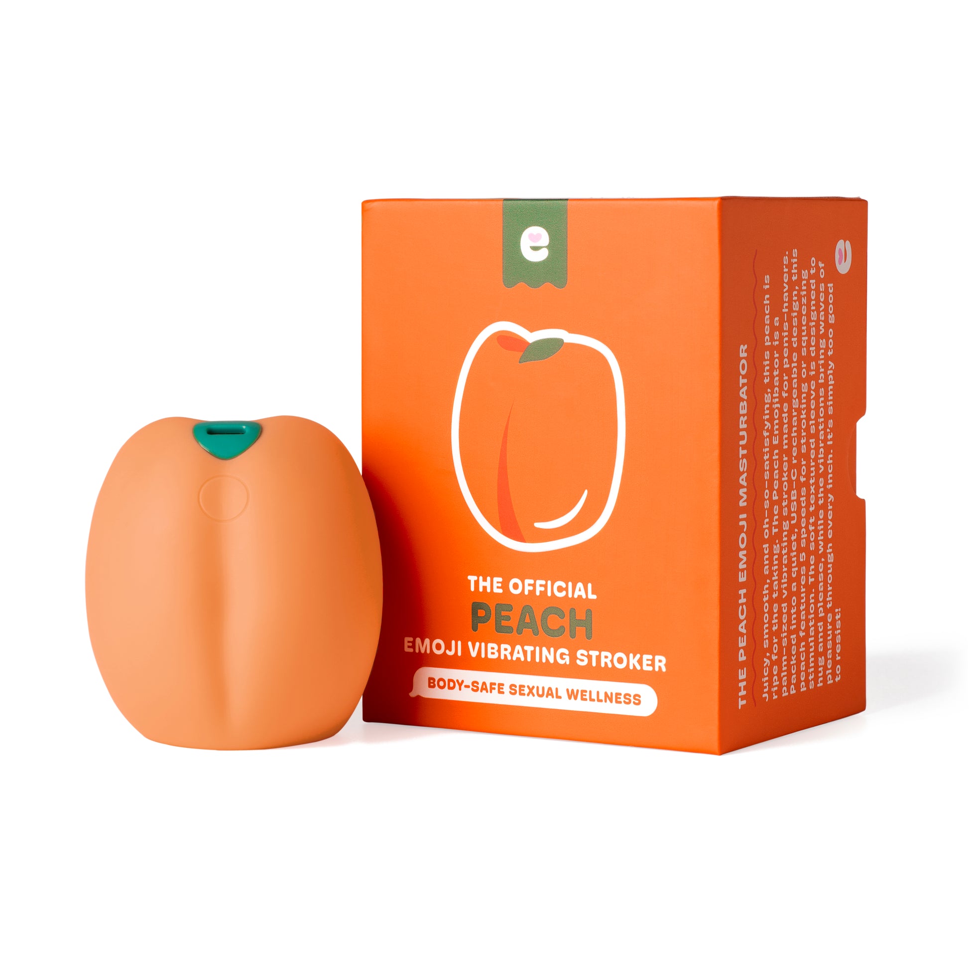 Peach Vibrating Stroker Emojibator Peach Vibrating Stroker Emojibator